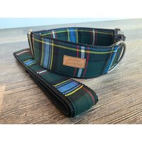 Labrador Tartan Hundehalsband, Maritim, Pei, Kanada, Rot, Grün, Blau, Neufundland, Celtic von MaritimeZoomies