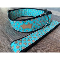 Schoko Chip Keks Hundehalsband, Maritim, Pei, Blau, Dessert von MaritimeZoomies