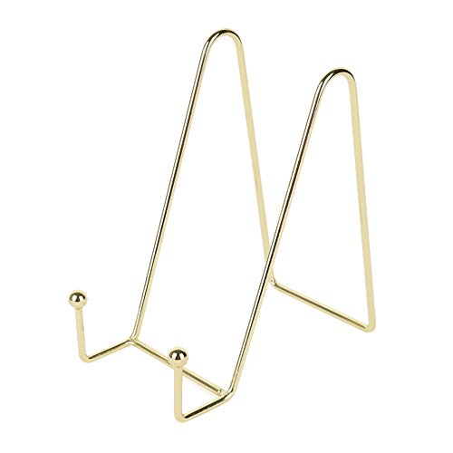 Maritown Zeitschriftenhalter Rack, Dekorative Kunst Display Ständer Tragbare Staffelei Desktop Organizer Bücherregal für Home Office Shops, Rose Gold von Maritown