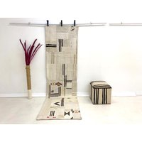 Handgefertigter Teppichläufer Aus Jute Vintage Hanfteppich | 282 X 80 cm von MarjinalRug