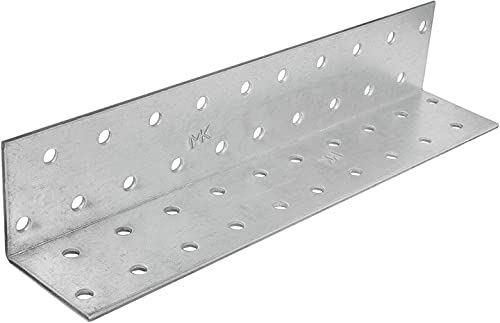 KM6 Schwerlast-Winkelverbinder mit Sicke 40x40x200x2.0 mm/Großpack / 20 Stk Stück von Mark