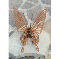 3D Schmetterling Edelrost Gartendeko Rost Deko Optik von MarkDesignShop