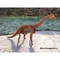 Brontosaurus Edelrost Gartendeko Deko Rost Optik Dino Dinosaurier Jurassic von MarkDesignShop