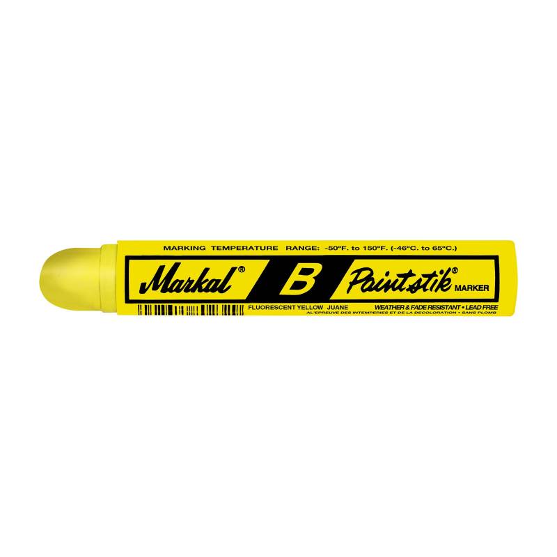 MARKAL B Allzweckstift Markierungsstift Stift - Farbe gelb, weiß  - VPE 12 Stück Farbe:gelb von Markal