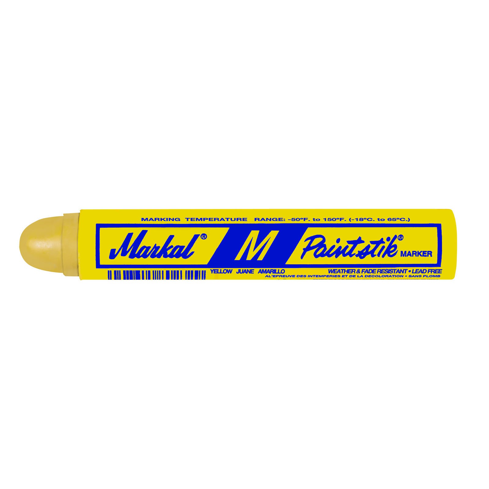 MARKAL M Festfarbenstift für hohe Temperaturen versch. Farben VPE 12 Stück Farbe:gelb von Markal