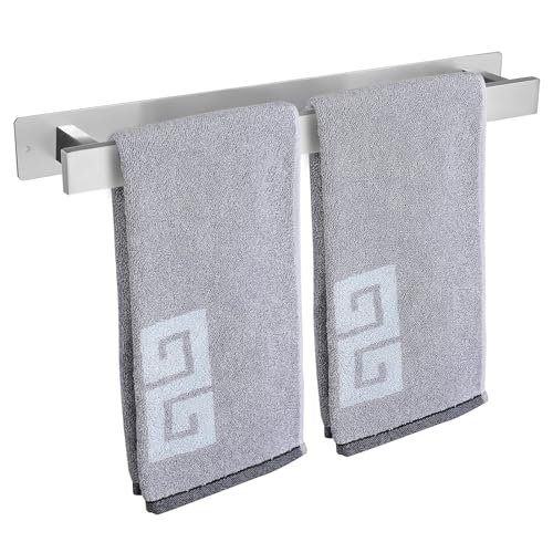 Badezimmer Handtuchstange Handtuchstange Selbstklebend oder Schraubmontage Edelstahl Wandmontierter Handtuchhalter Wasserdicht und Rostfrei Geeignet für Badezimmer RV Küche 50 cm, Gebürstetes Badezimmer Handtuchstange Handtuchstange Selbstklebend oder Schraubmontage Edelstahl Wandmontierter Handtuchhalter Wasserdicht und Rostfrei Geeignet für Badezimmer RV Küche 50 cm, Gebürstetes von Markcco