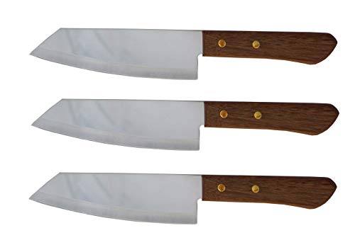 yoaxia ® Marke - 3er Pack - [ 3 x #171 ] Thailand Kochmesser mit Holzgriff 28cm / Küchenmesser/Messer von Yoaxia