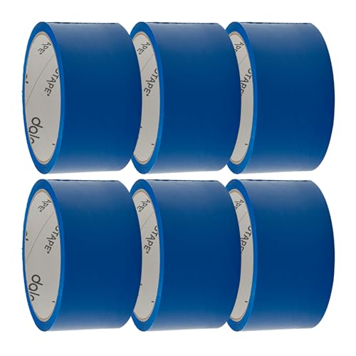 Klebeband Farbe: Blau 48mmx45m Paketband Packband Bunt Akryl (6 Rollos) von Marke