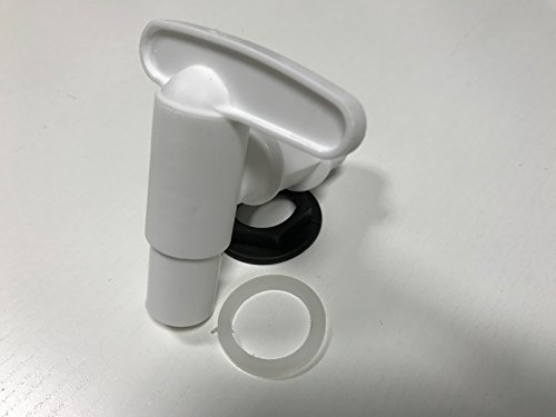 1X GRAF Auslaufhahn 19 mm (3/4") mit Dichtung und Mutter für Regentonne Fässer Regentonnen Regenfässer Fässer usw. von Marken-los