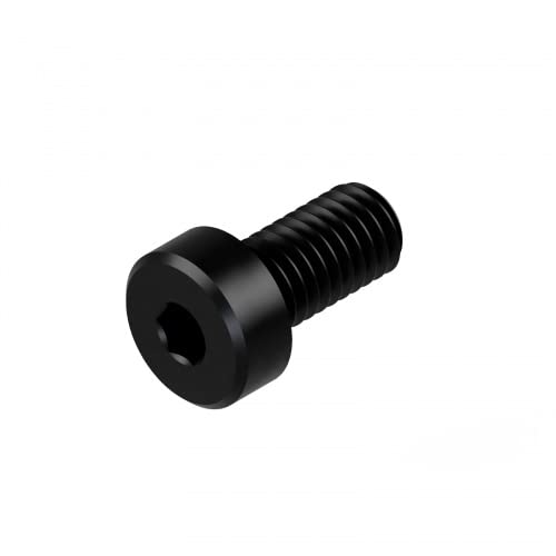 100 Innensechskant Zylinderkopfschrauben niedrig DIN 7984 8.8 schwarz M6x10 von Potsdamer Schrauben