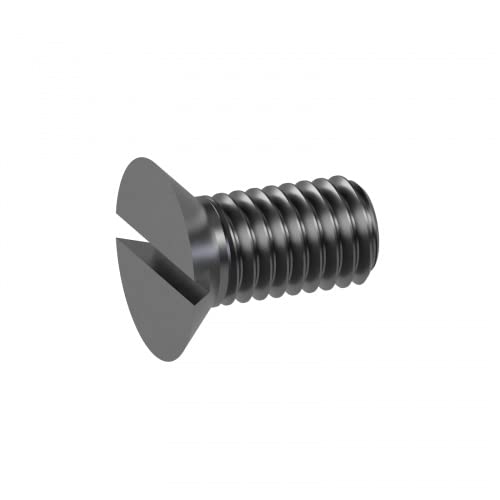 200 Schlitz Senkschrauben ISO 2009 4.8 verzinkt M3x10 von Potsdamer Schrauben