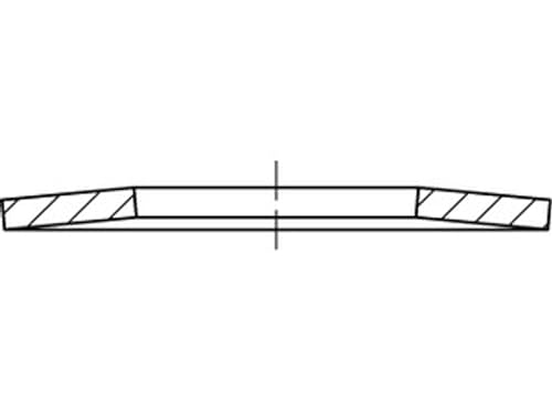 200 Tellerfedern DIN 2093 18 x 8,2 x 0,8 Federstahl von Markenlos