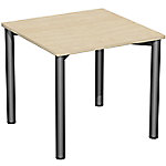 4 Fuß Flex Schreibtisch feste Höhe, 800x800x720, Ahorn/Anthrazit 4 Fuß Flex Schreibtisch feste Höhe, 800x800x720, Ahorn/Anthrazit von Unbranded