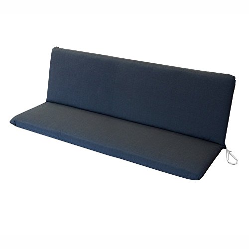 Auflage Arizona für 3-Sitzer 140x88x7cm anthrazit Bankauflage Bankkissen von Markenlos