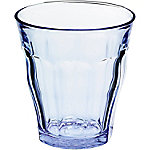 Becher Gehärtetes Glas 220 ml Blau, Transparent 6 Stück von Unbranded