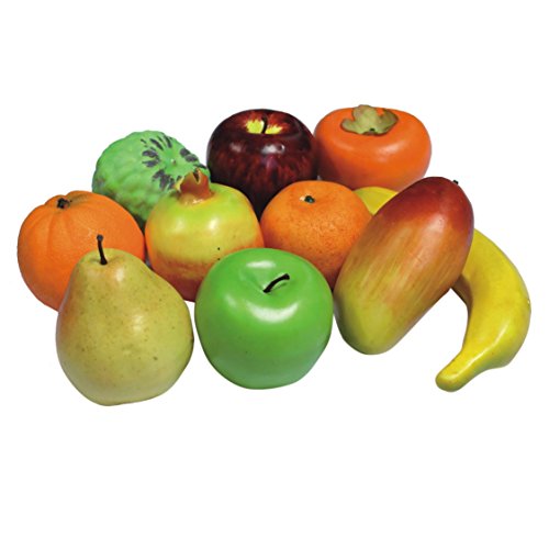 Dekoobst künstliches Obst 10 versch. Obstsorten hochwertige Qualität von Markenlos