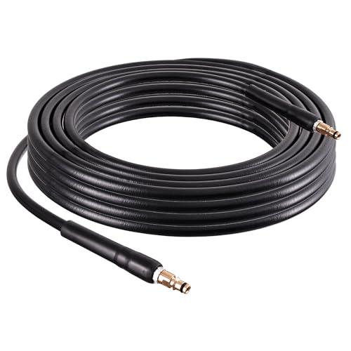 TECHKAR - 10m Hochdruckreiniger Schlauch, Kompatibel mit vielen Modellen Kärcher K-Serie - 200Bar Verlängerungsschlauch mit Quick Connect Anschlüsse - Hochdruckreiniger Ersatzschlauch von Techkar