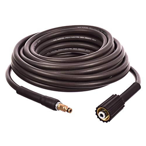 TC TECHNIC Hochdruckreiniger-Schlauchleitung – Kärcher Schlauch Ersatz – 200bar kompatibel mit Kärcher K2 K3 K4 K5 K6 K7 – M22 – Click Connect – 10 m Schlauch von TC TECHNIC