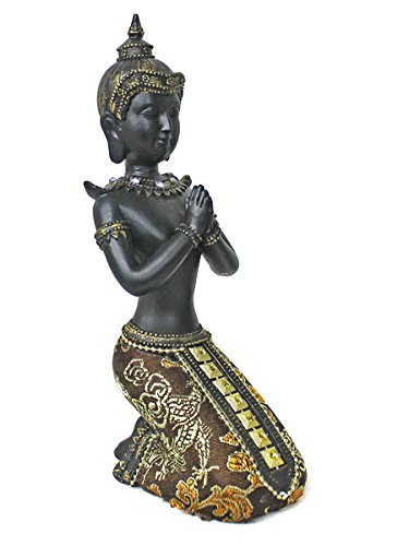 Markenlos Kniender Buddha Fengshui Figur Thai Buddha Nr:13131D von Markenlos