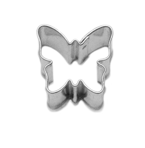 Markenlos Schmetterling Mini 17 mm, Ausstecher, Ausstechform aus Edelstahl von Markenlos