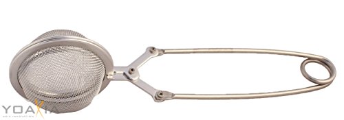 [ Ø 4.5cm Teezange ] Tee Zange Tee Ei Teesieb Teefilter Teeei STAINLESS STEEL von Markenlos