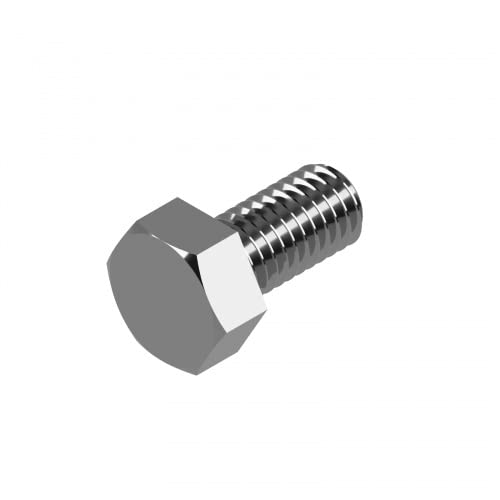 DIN 933/ISO 4017 Sechskantschraube VG M8x40 Edelstahl A4 70 blank 100 Stk von Potsdamer Schrauben