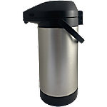 Vakuumbecher EasyPush 3.5 L Edelstahl Silber, schwarz von Unbranded