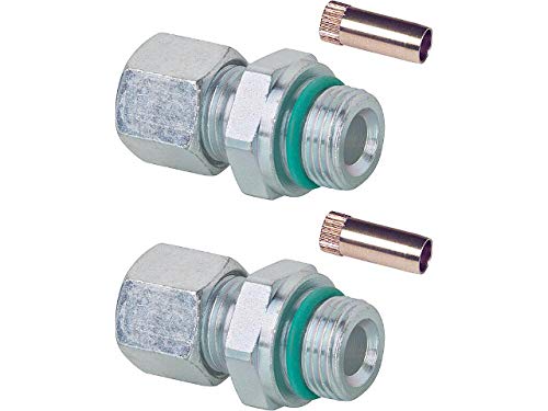 Schneidring-Verschraubungsset 2x8mm x DN 10 (3/8") mit Stützhülse von Markenprodukt