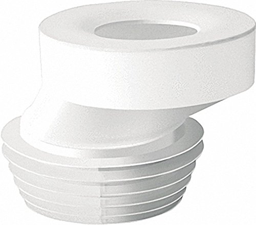 WC-Anschluss exentrisch 40mm Durchmesser 100-110 Farbe: weiss von Unbekannt