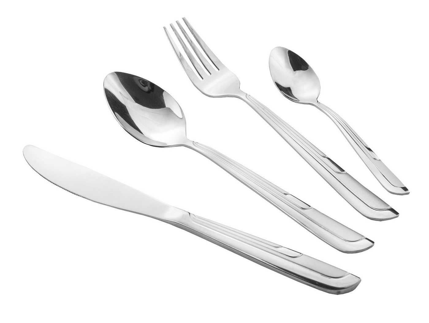 Markenwarenshop-Style Besteck-Set Besteckset Essbesteck Menü Tafel Besteck 6 Personen Brunbeste 30-tlg von Markenwarenshop-Style