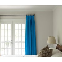 120 "Länge Pazifikblaues Leinen-Drapierung-Panel - Solide Blaue Vorhänge 100% Leinen-Flachs-stoff Auf Bestellung in Den Usa Hergestellt von MarketLinen
