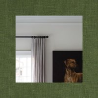84 "Länge Leinen Caddy Grün Vorhang Panel - Designer Vorhänge Solide Grüne 100% Flachs Stoff Hergestellt Auf Bestellung in Den Usa von MarketLinen