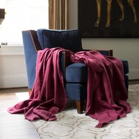 Special Sale Weinrot Bordeaux Leinen Decke - Einfarbige Burgunder Auf Bestellung in Den Usa Wohnzimmer Und Schlafzimmer von MarketLinen