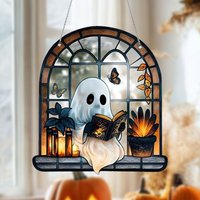 Geist Lesebuch Suncatcher, Und Pflanzen Acryl Fenster Hängenden Dekor, Lese Geschenke, Buch-Liebhaber-Geschenk Geist Lesebuch Suncatcher, Und Pflanzen Acryl Fenster Hängenden Dekor, Lese Geschenke, Buch-Liebhaber-Geschenk von Markichter