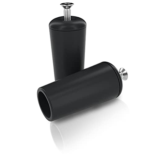 markiso® Rolladenstopper offen in Anthrazit, Rollladen Anschlagstopper für Rollo & Jalousie 40mm lang inkl. Schraube & Dichtung | Rollladenstopper in verschiedenen Set´s von markiso