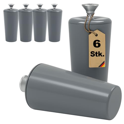 markiso® Rolladenstopper Grau geschlossen [6 Stück] Wespenschutz, Rollladen Anschlagstopper 40 mm inkl. Schraube & Dichtung - Rollostopper für Rollo & Jalousie - Ersatzteile & Zubehör für Rolladen von markiso