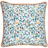 Terrazzo Kissen in Blau von MarklessDesign