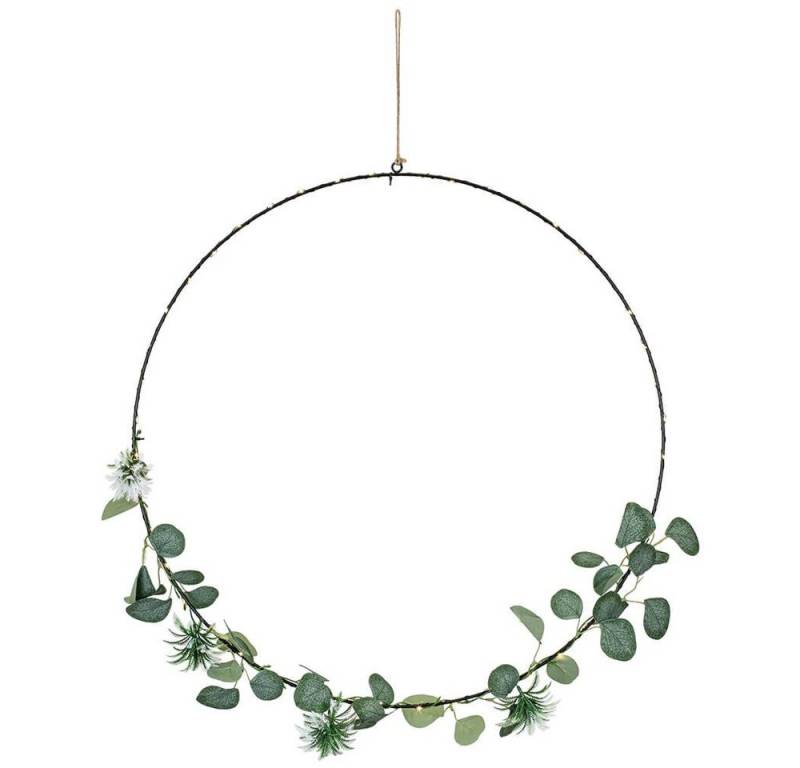 Markslöjd Sweden LED Fensterbild Eukalyptus Ring, 45 warmweiße LEDs von Markslöjd Sweden