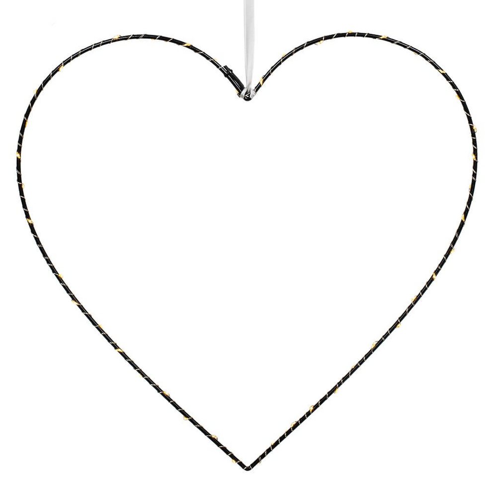 Markslöjd Sweden LED Fensterbild LED-Herz Mira 45 warmweiße LEDs von Markslöjd Sweden