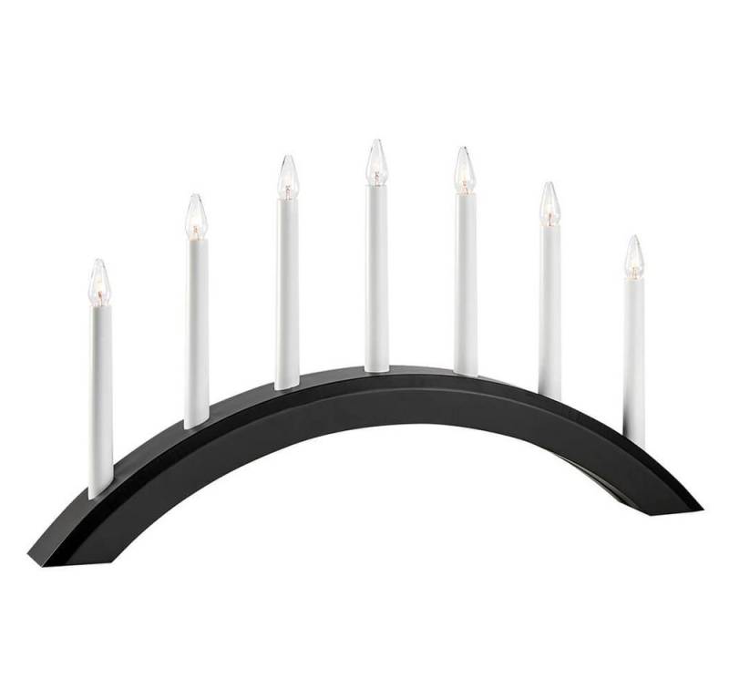 Markslöjd Sweden Schwibbogen Markslöjd Lichterbogen Avento 7 x E10/34V/3W schwarz von Markslöjd Sweden