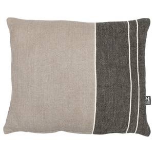 home24 Dekokissen Randi Grau/Grau 50 x 60cm Leinen von home24