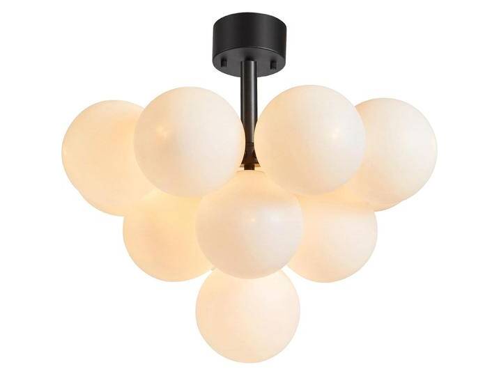 Markslöjd, Wandleuchte + Deckenleuchte, Merlot 13 Deckenleuchte Black/White (G9) von Markslöjd