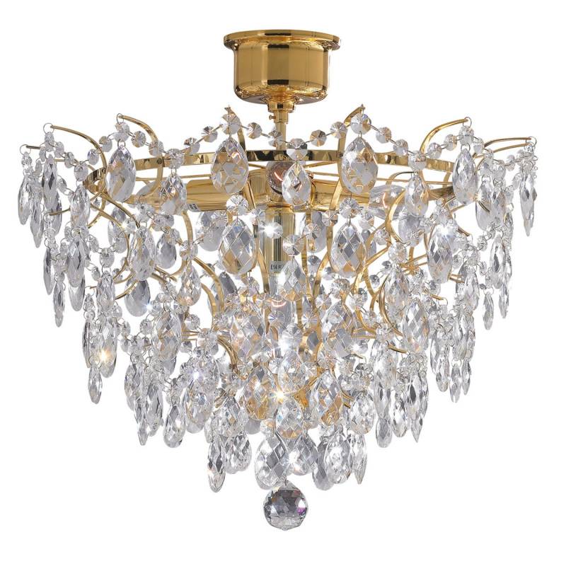 Markslöjd Deckenleuchte Rosendal ø 48 Cm Gold Deckenlampe Lampe Leuchte Spot B-Ware von Markslöjd