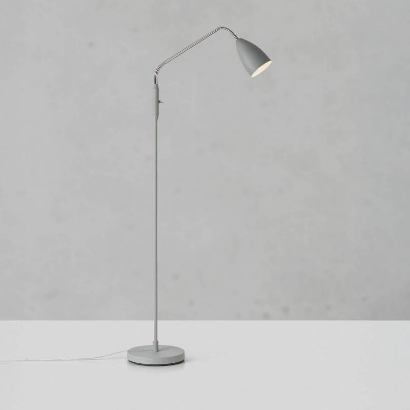 Markslöjd LED-Standleuchte Patro, grau, Metall, dimmbar von Markslöjd