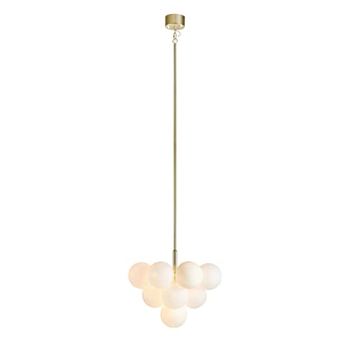 Markslöjd MERLOT Ceiling lamp, Ceiling Light Pendant Light For Living Room Bedroom, Pendant Light Pendant Lamp, 13x20W G9 bulbs (not included) (Brass/White) von Markslöjd
