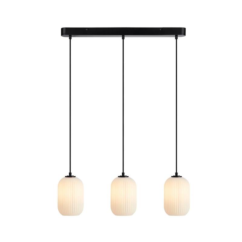 Markslöjd Pendellampe Cava Dreiflammig Stahl Glas Deckenlampe Siehe Text/Foto B-Ware von Markslöjd
