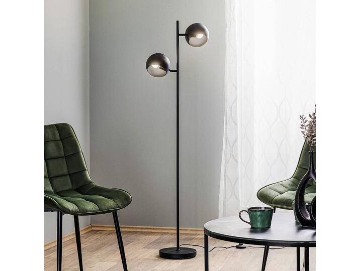 Markslöjd Stehlampe Edgar, schwarz, für Wohn- / Esszimmer, Metall, Skandinavisch, Stehlampe von Markslöjd