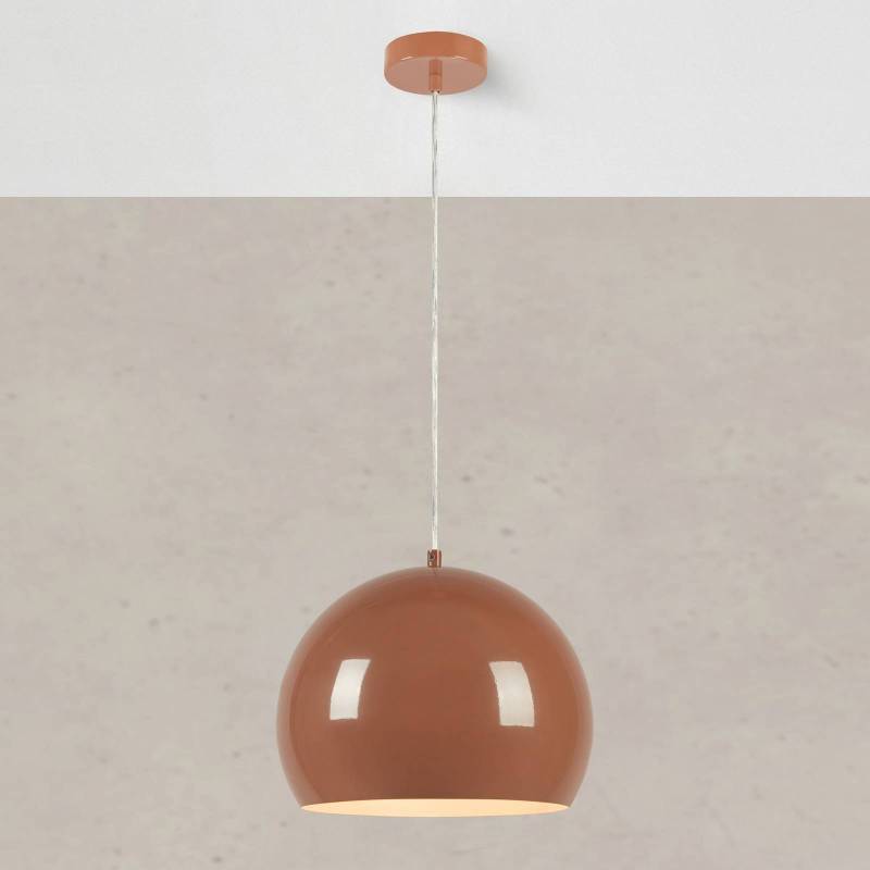 Pendellampe Pop, Ø 28 cm, braun, Metall von Markslöjd