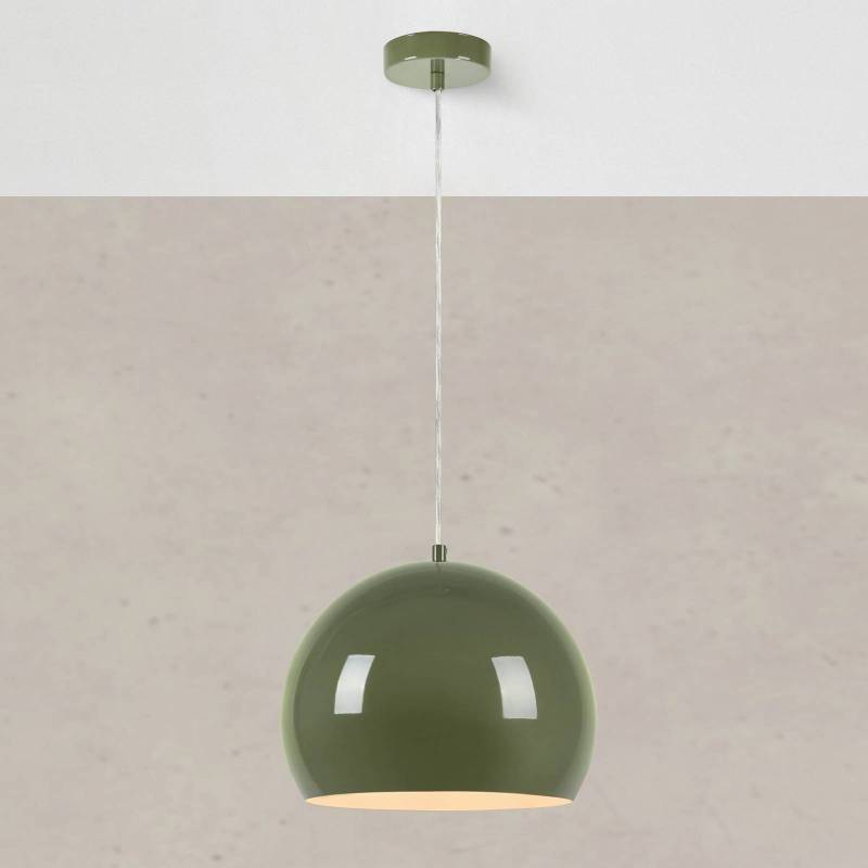 Pendellampe Pop, Ø 28 cm, grün, Metall von Markslöjd