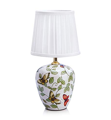 Unbekannt Keramik-Tischlampe Papillon H 33 cm - (107039) von Markslöjd